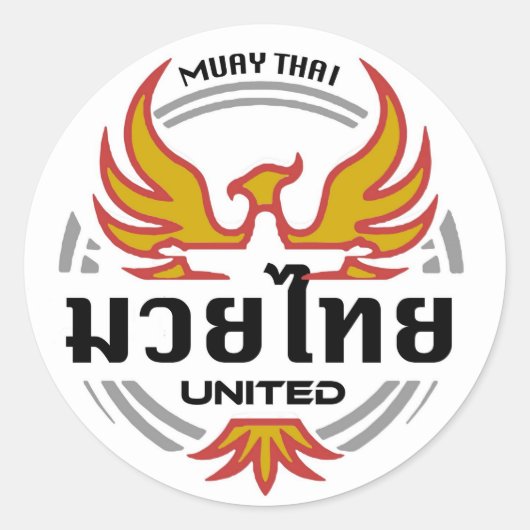 United MIXED MARTIAL ARTS Muay Thai Sticker (Vorderseite)