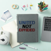 "United Not Divided" Blue Black Red Vinyl Stickers Aufkleber (iPad Hülle)