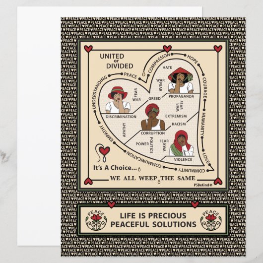 United or divided_a_flat Sheet 8.5"x11" (Vorne/Hinten)