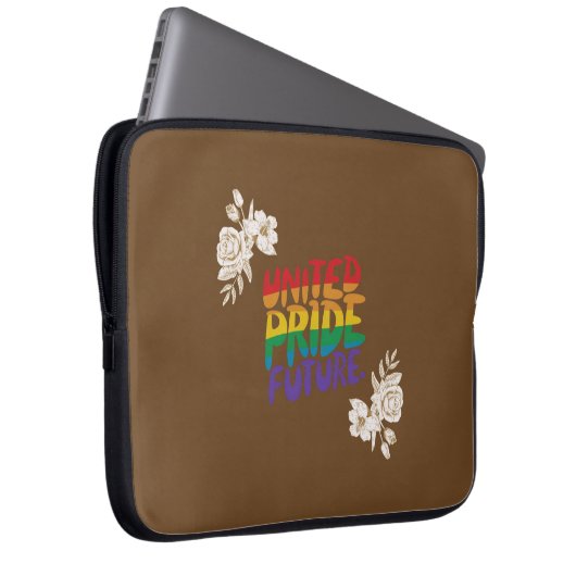 United Pride Future Laptopschutzhülle (Vorne Rechts)