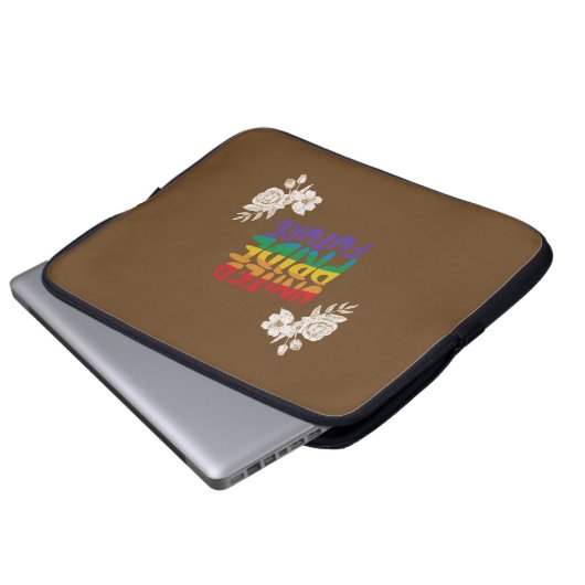 United Pride Future Laptopschutzhülle (Vorne Knopf)