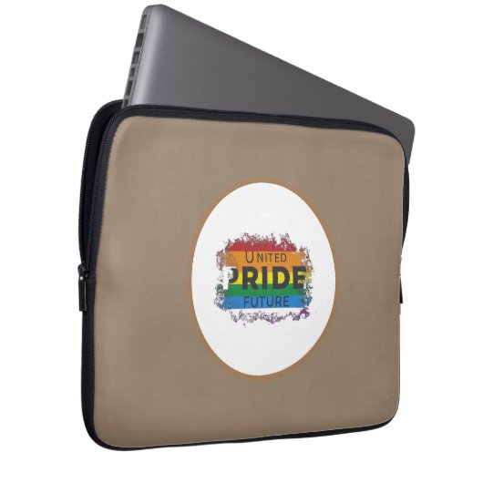 United Pride Future Laptopschutzhülle (Vorne Rechts)