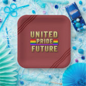 United Pride Future Paper Plate Pappteller (Party)