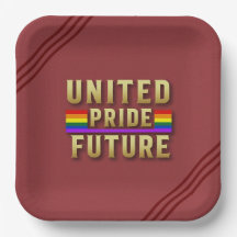 United Pride Future Paper Plate