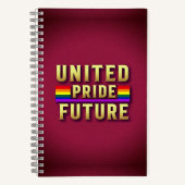 United Pride Future Spiral Notebook Notizblock (Vorderseite)