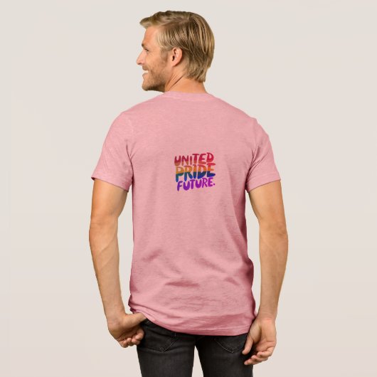 United Pride Future Tri-Blend Shirt (Rückseite voll)