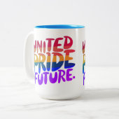 United Pride Future Zweifarbige Tasse (Vorderseite Links)