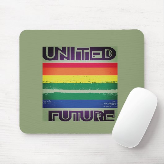 United Pride Proud Future Mousepad (Mit Mouse)