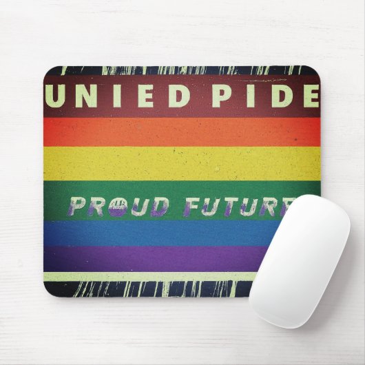United Pride Proud Future Mousepad (Mit Mouse)