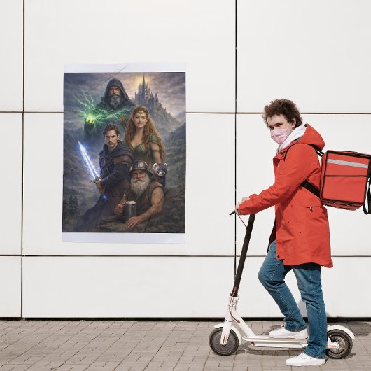 United Races Epic Scene Poster | Fantasy Unity Kun