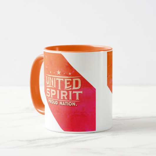 United Spirit Proud Nation Tasse (Vorderseite Links)