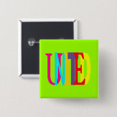 United Square Button (Vorne & Hinten)