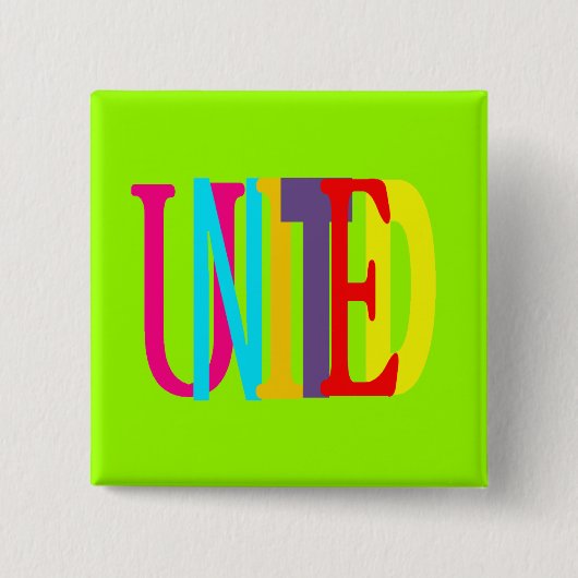 United Square Button (Vorderseite)