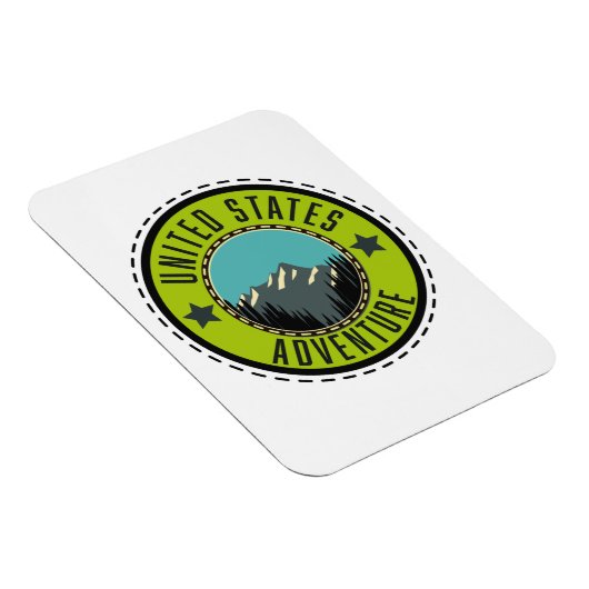 United Staaten Adventure Logo Magnet (Rechte Seite)