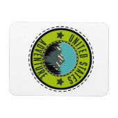 United Staaten Adventure Logo Magnet (Horizontal)