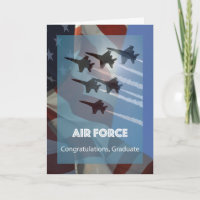 United Staaten Air Force Abschluss Jets Salute