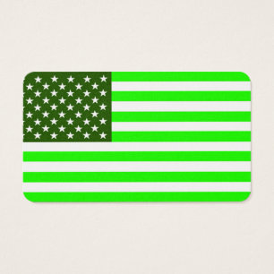 United Staaten America Country Ökologie Green Flag