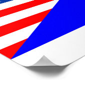 United Staaten America honduras halbe Fahne usa co Poster (Ecke)