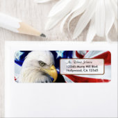 United Staaten Bald Eagle Rücksendeadresse (Insitu)