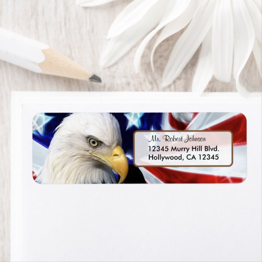 United Staaten Bald Eagle Rücksendeadresse (Insitu)