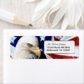 United Staaten Bald Eagle Rücksendeadresse (Insitu)