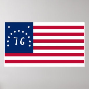 United Staaten Bennington Flag Spirit of 76 Poster