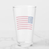 United Staaten Betsy Ross Flag Glas (Rückseite)