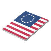 United Staaten Betsy Ross Flag Notizblock (Rotiert)