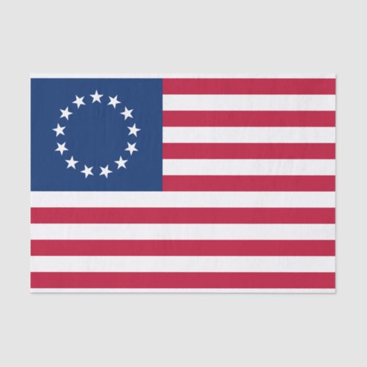 United Staaten Betsy Ross Flag Seidenpapier (Vorderseite)