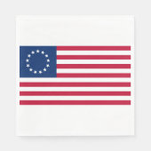 United Staaten Betsy Ross Flag Serviette (Vorderseite)