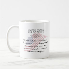 United Staaten Bill of Rights. Dritter Änderungsan Kaffeetasse