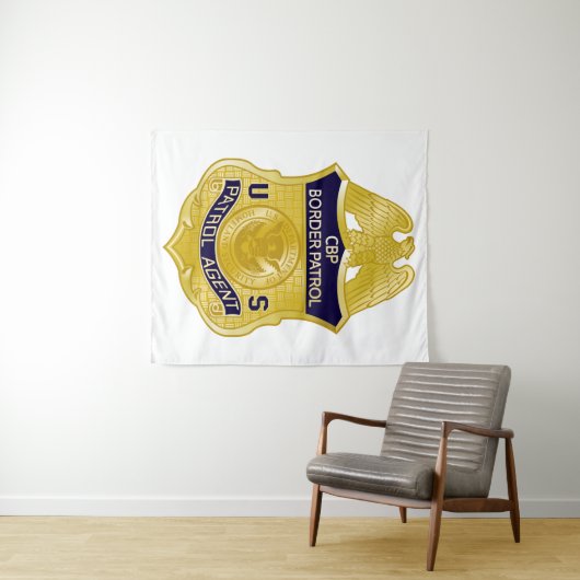 United Staaten Border Patrol Abzeichen Immigration Wandteppich