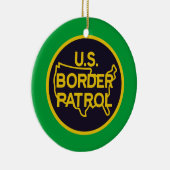 United Staaten Border Patrol Keramik Ornament (Rechts)