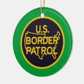 United Staaten Border Patrol Keramik Ornament (Links)