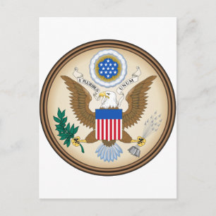 United Staaten Coat of arms US Postkarte