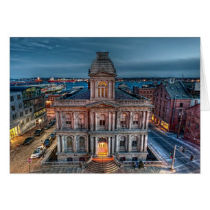 United Staaten Customs House Gebäude Card