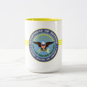 United Staaten Department of Defense Zweifarbige Tasse