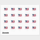 United Staaten Earth Flag Sticker (Blatt)