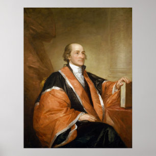 United Staaten First Suprecourt Justice John Jay Poster
