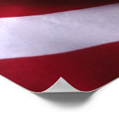 United Staaten Flag Poster Print (Ecke)