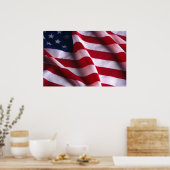 United Staaten Flag Poster Print (Küche)