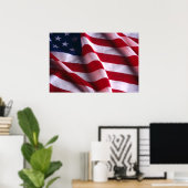 United Staaten Flag Poster Print (Heimbüro)