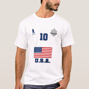 United Staaten Football Soccer Team USMNT 10 T-Shirt