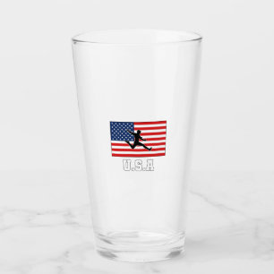 United Staaten Football Soccer Team USMNT Glas