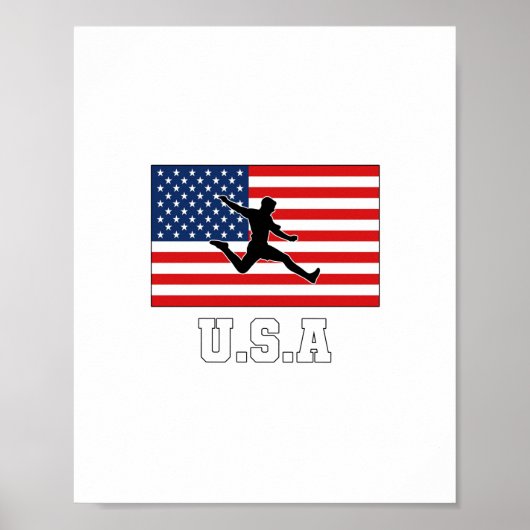 United Staaten Football Soccer Team USMNT Poster (Vorne)