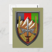United Staaten Forces Afghanistan Postkarte (Vorne/Hinten)