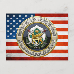 United Staaten Forces - Irak Postkarte