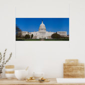 United Staaten Hauptstadt Gebäude Vollansicht West Poster (Küche)