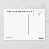 United Staaten Hauptstadt Postcard Postkarte (Rückseite)