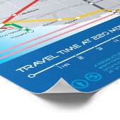 United Staaten High Speed Rail System Map v1.01 Poster (Ecke)